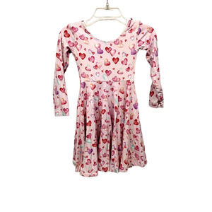 TwinFlower Bamboo long sleeve twirl dress